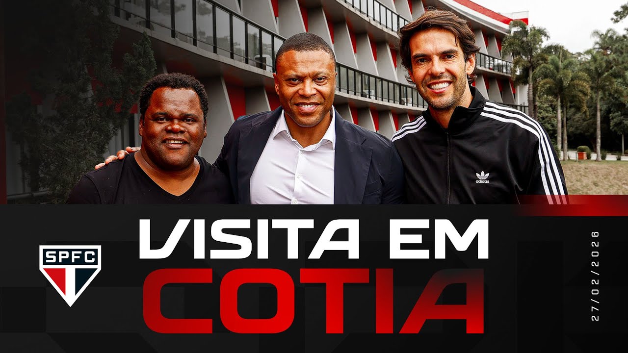 KAKÁ, JÚLIO BAPTISTA E SIMPLÍCIO EM COTIA | SPFC PLAY