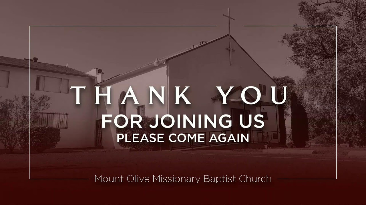 The Olive Morning Worship Service 4/19/26
