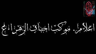 مجالس موكب احباب الزهراءع نعي الرادود محمد الوائلي