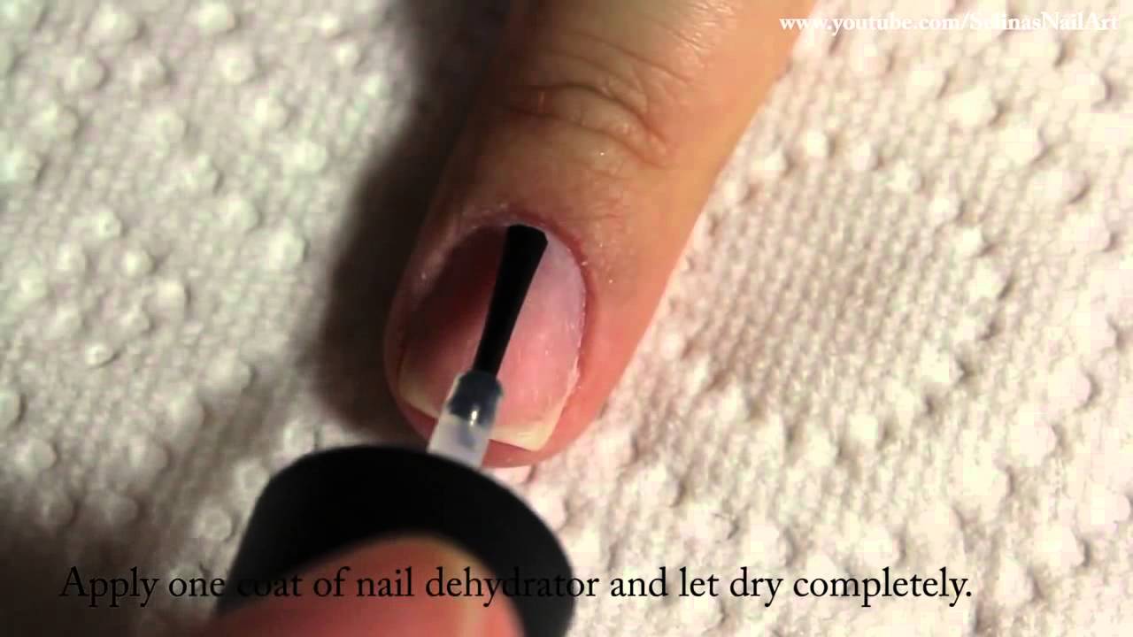 How To Prep for Acrylic Gel Application - YouTube