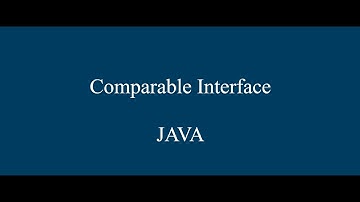 Comparable Interface : Sort a List of Objects #Java