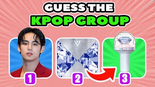 GUESS THE KPOP GROUP BY 3 CLUES 🔍 👀 | QUIZ KPOP GAMES 2024 | KPOP QUIZ TRIVIA