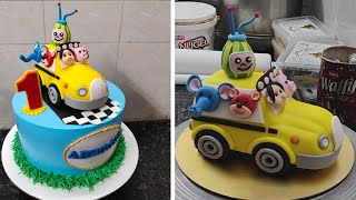 Amazing Bus Design and Animal Decorating|So Wonderful Birthday Cake Decor|Special Boy Birthday Cake