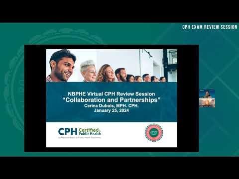 Virtual exam review collaboration session