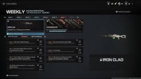 SEASON 5 WEEK 7 Challenges UNLOCKING THE IRON CLAD PULEMYOT 762 BLUEPRINT  | MW3 Zombies