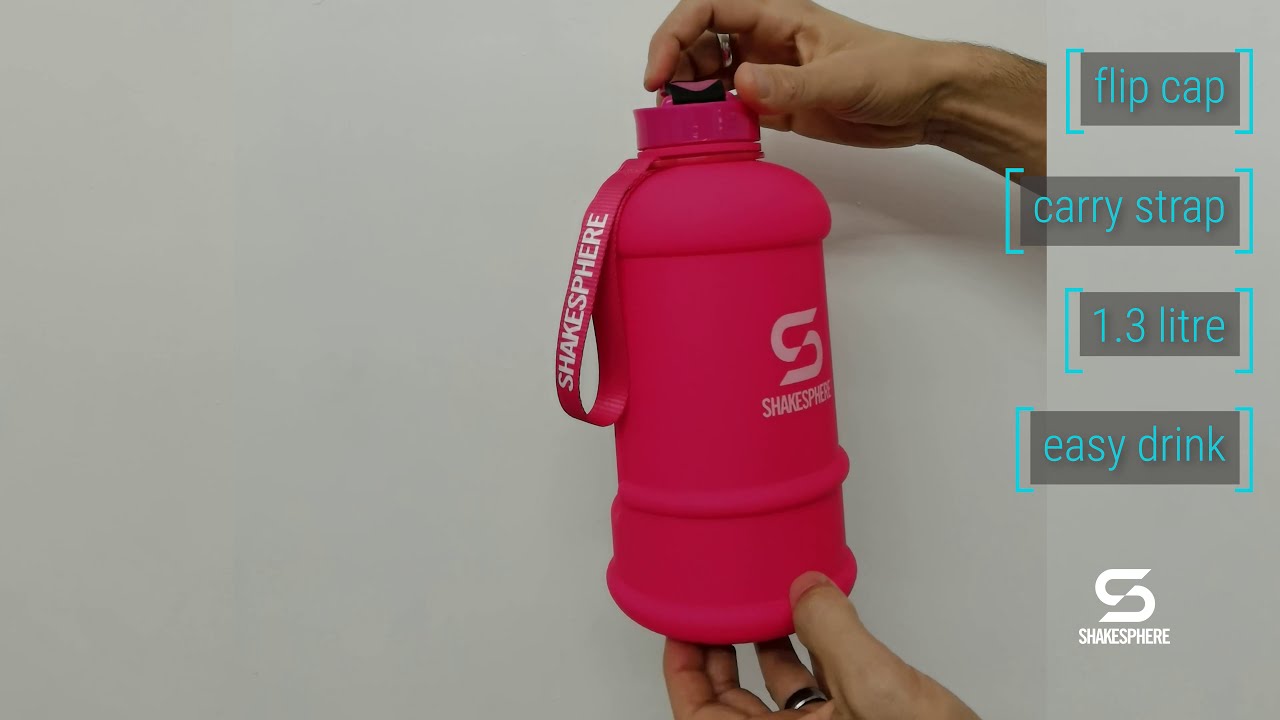 ShakeSphere 1.3L Hydration Jug 1.3L / Matte Pink/White Logo