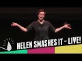 Helen Arney smashes a wine glass with her voice - Festival of the Spoken Nerd