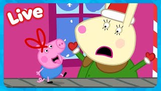 Live Christmas With George Pig Winter Holiday Fun Peppa Pig Full Episodes Kids Cartoons
