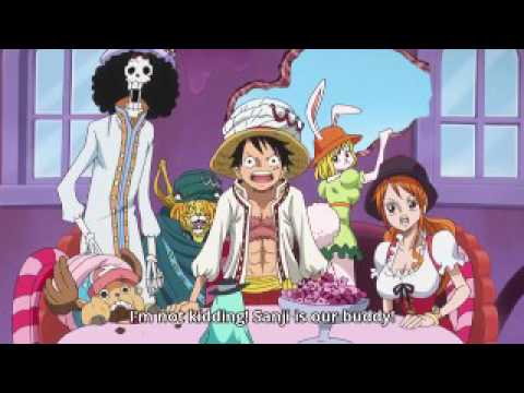 One Piece Episode 787 Pudding Surprised To See Luffy Youtube