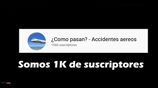 Gracias por los 1,000 suscriptores!!!