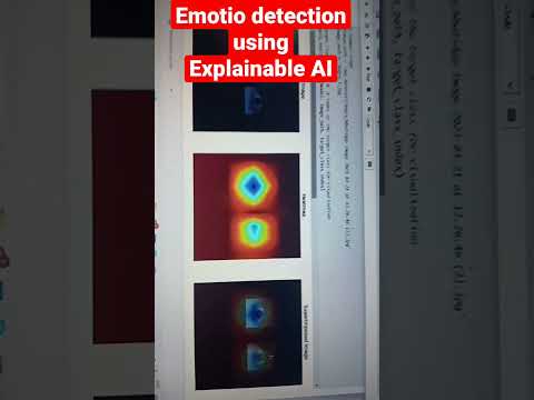 Explanable AI for emotion detection