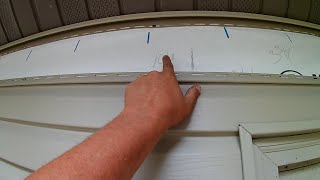 HOW TO INSTALL TOP PIECE OF SIDING