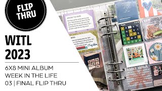 WITL 2023 | 6X8 Album | Finished Flip Thru!