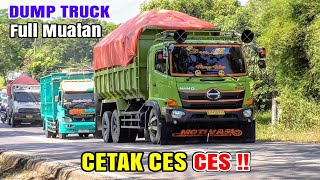 Download Lagu Cetak CES CES !! Dump Truk HINO FM 260JD Jengat², Fuso 220ps , GIGA GVZ 285 Muatan material MP3