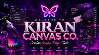 Kiran Canvas Co. Intro Video | Graphic Design Studio, Branding & Creative Services