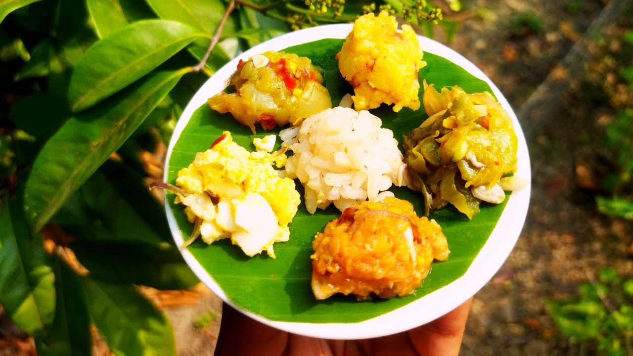 Miniature 5 Item Votta Thali |  Votta Thali Recipe | Miniature Cooking | Tiny Food Thoughts