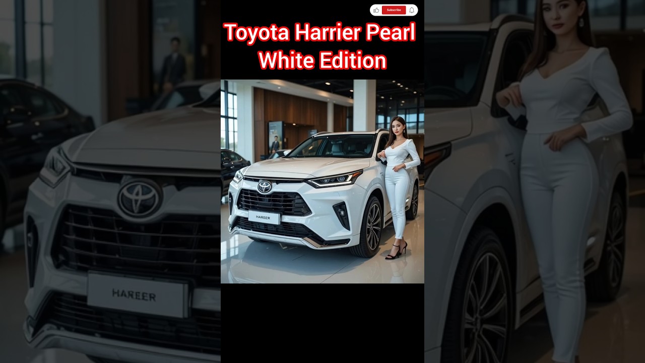 Toyota Harrier Pearl White Edition