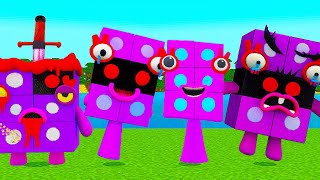 Cursed Sprunki Oc Numberblocks Six Phase 1 To Phase 8 Added To Minecraft