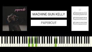 Machine Gun Kelly - papercuts (BEST PIANO TUTORIAL & COVER) screenshot 2