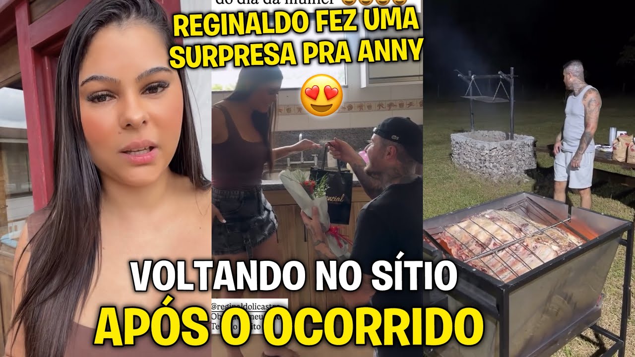 ANNY VOLTOU NO SITIO APÓS O OCORRIDO😓 + REGINALDO FEZ UMA SURPRESA PRA ANNY