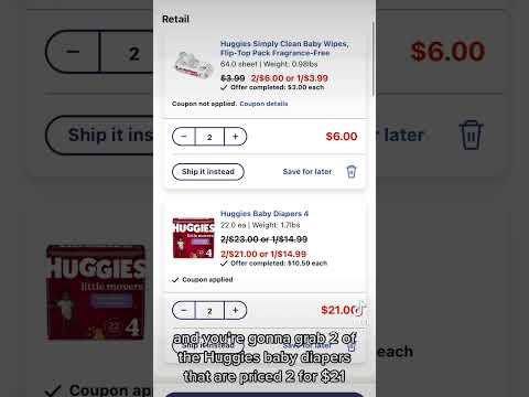 $1.74 pack Huggies, diapers at Walgreens! #coupons #walgreens