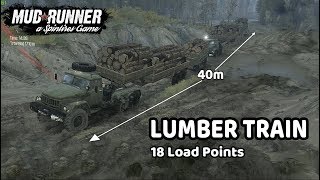 Spintires Mudrunner The Lumber Train | Zil 137 MRE 10x10 mod