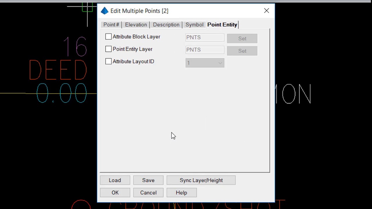 Editing Point Attributes