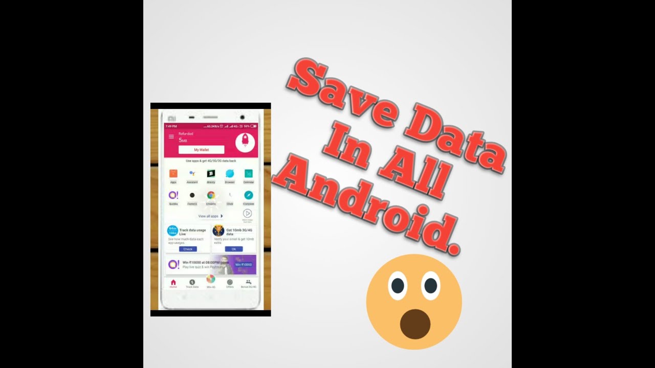 How to save Mobile Data ll In Any Android