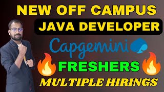 Capgemini Off Campus Hiring  CGI Java Developer Job For Freshers  Stripe 2025 Drive Started
