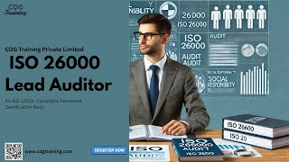 ISO 26000 Lead Auditor Certification | Social Responsibility Training by CDG Training