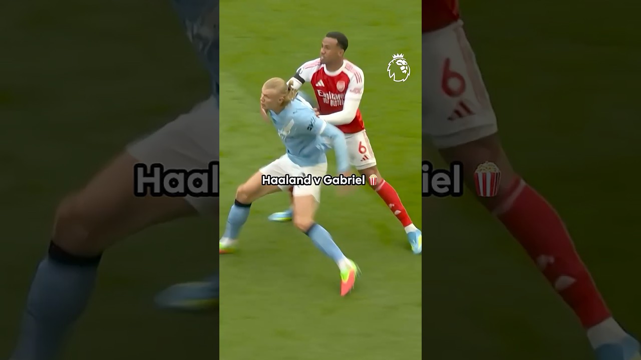 Haaland v Gabriel NEVER disappoints 👀