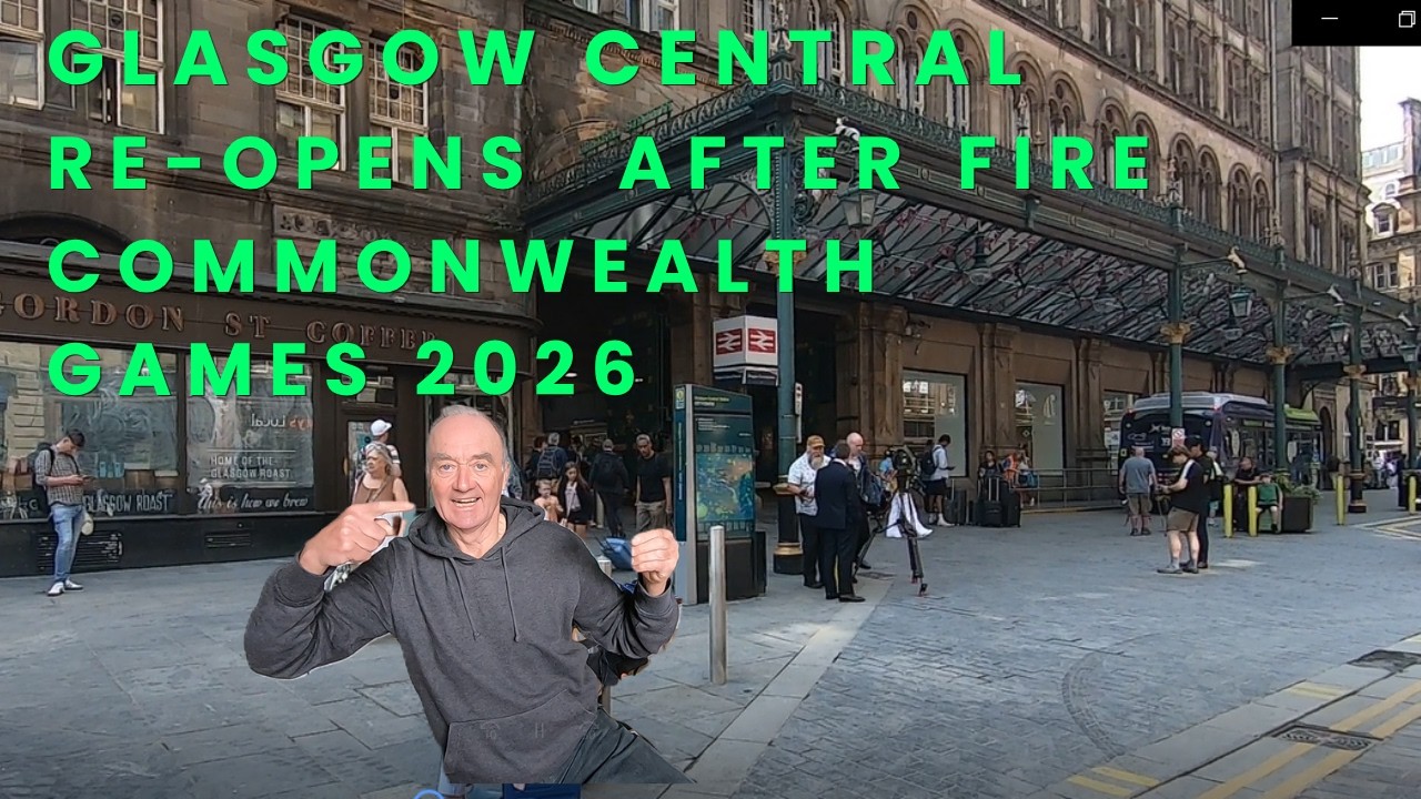 Glasgow Central fully re-opens for the Commonwealth Games