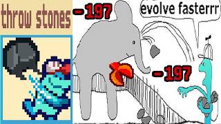 Throwing Rocks At Animals Simulator (Everything is Crab: The Animal Evolution Roguelite)