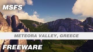 Video for Meteora Valley, Greece Scenery