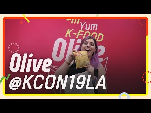 [ENG SUB] Yum Yum K-FOOD, Olive! @KCON19 LA Highlight