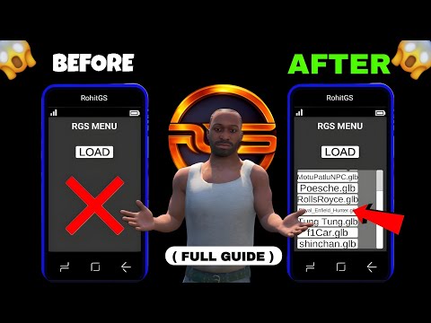 How To Load Files in RGS MENU 😱 | FULL EASY GUIDE | Indian Bike Driving 3D