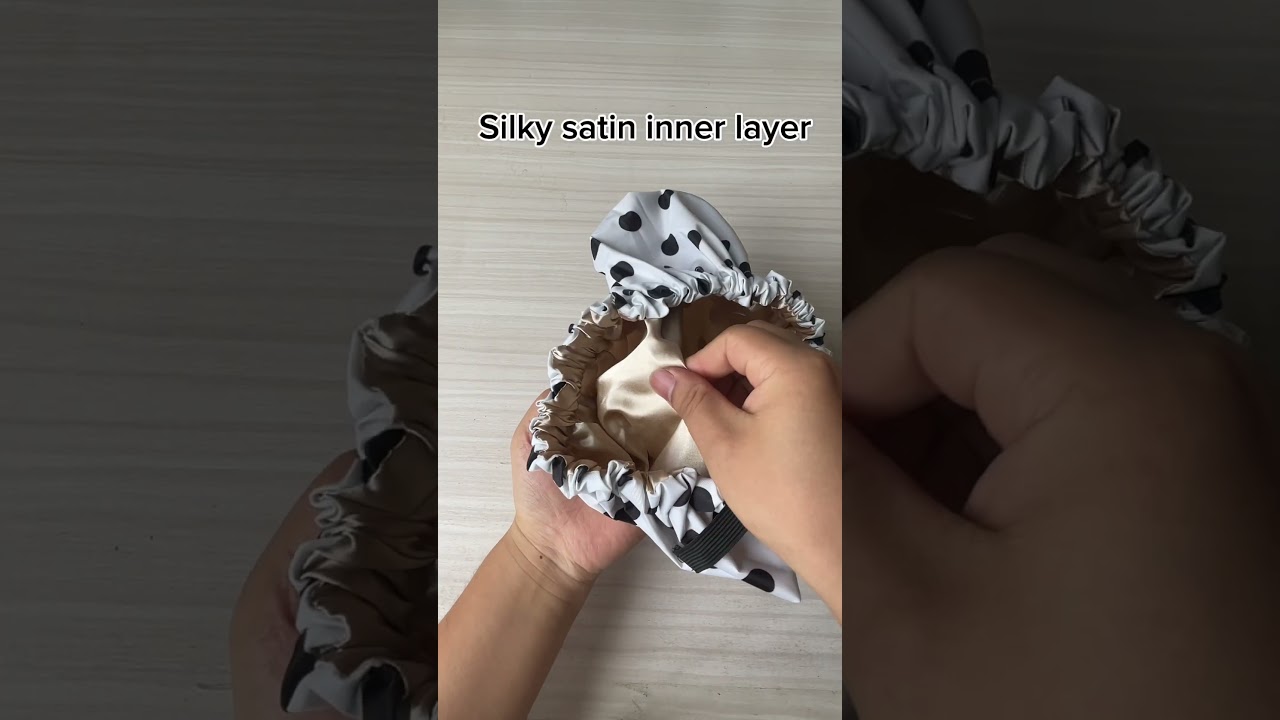 Plain shower cap VS Extra large shower cap 