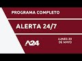 4° día de acampe policial en Misiones + TERROR EN CASEROS #Alerta24/7  Programa completo 20/05/2024