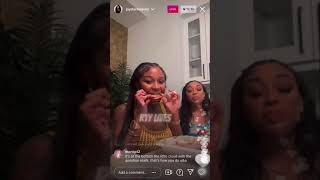 Jayda Cheaves IG Live | Mukbang (7/3/21)