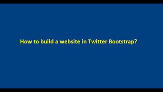 How to make website using bootstrap - navbar tabs