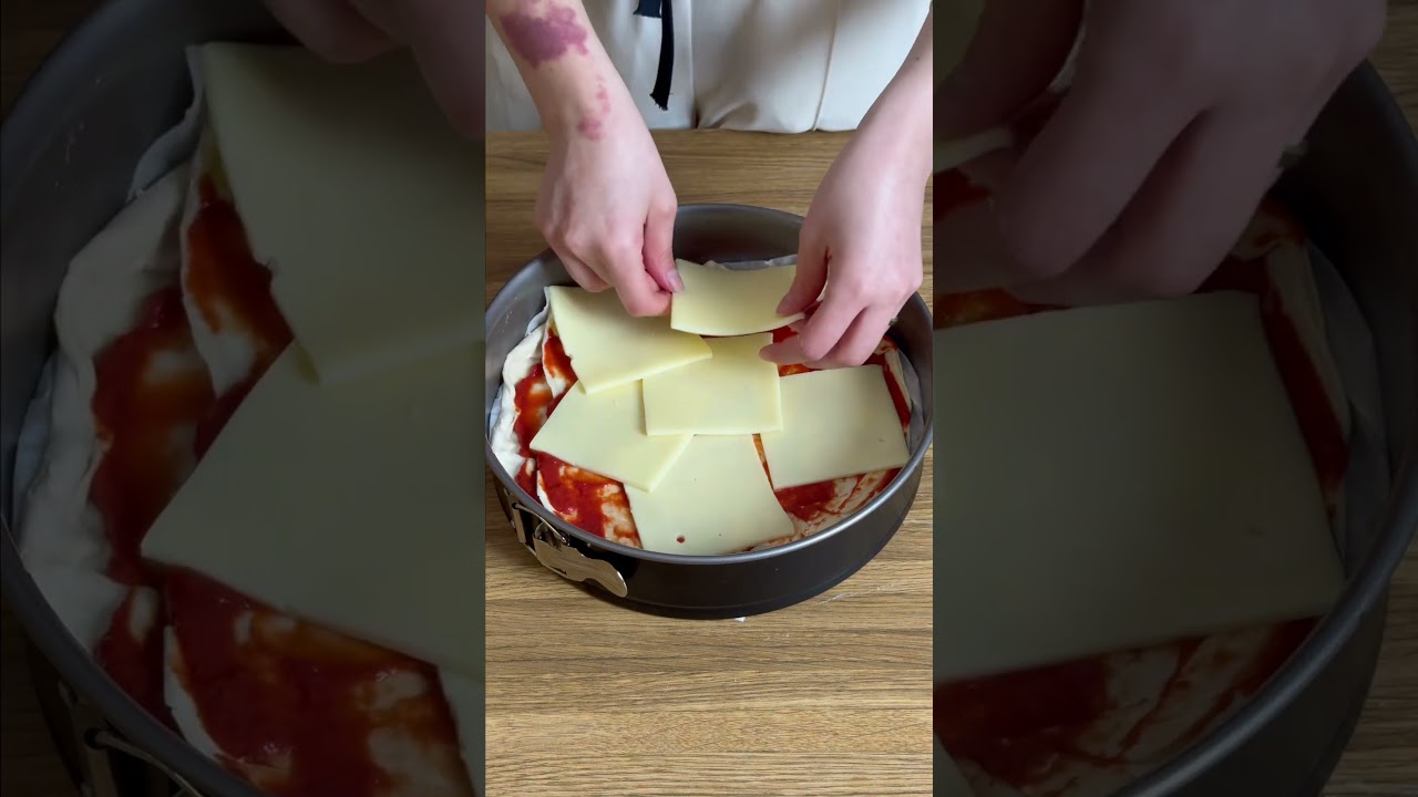 Pratik ve Çok Lezzetli Milföy Pizza Tarifi #asmr #cooking #tarif #pratikyemektarifleri #food