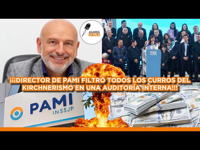 ¡¡¡DIRECTOR DE PAMI FILTRÓ TODOS LOS CURROS QUE ACORRALA AL KIRCHNERISMO TRAS AUDITORÍA INTERNA!!!