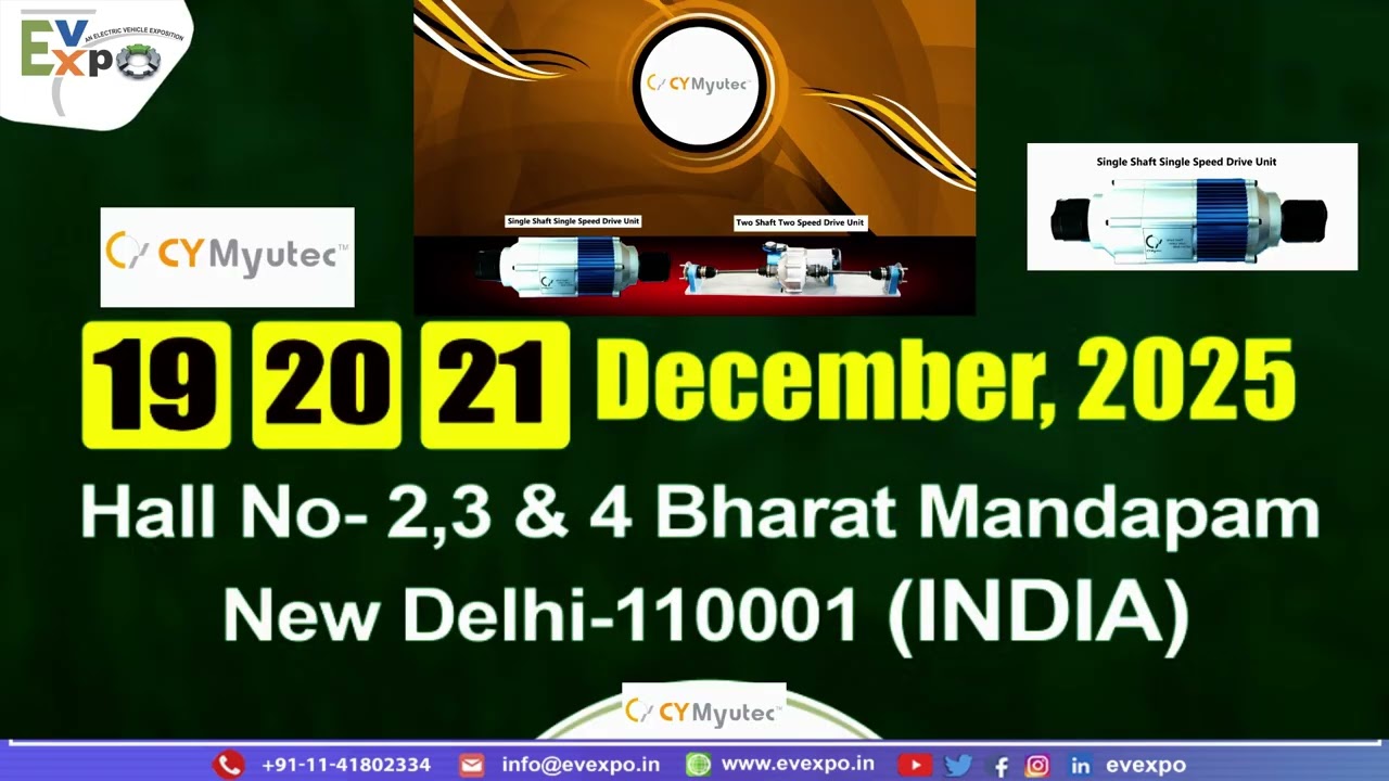 CY MYUTEC ANAND | EV PARTS | Visit at 23rd EVEXPO Delhi 2025 | 