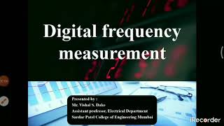 Digital frequency measurement _1