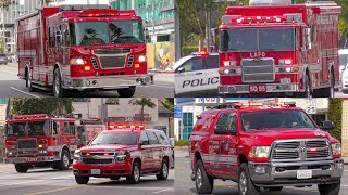 BHFD & LAFD Hazmat Response (Beverly Hills)