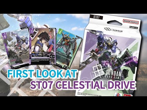 The BEST Gundam Card Game Starter Deck? | CELESTIAL DRIVE ST07