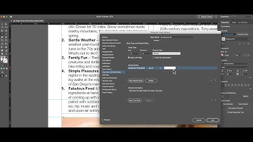 Nested Paragraph Styles in Adobe InDesign
