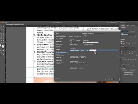 Nested Paragraph Styles in Adobe InDesign