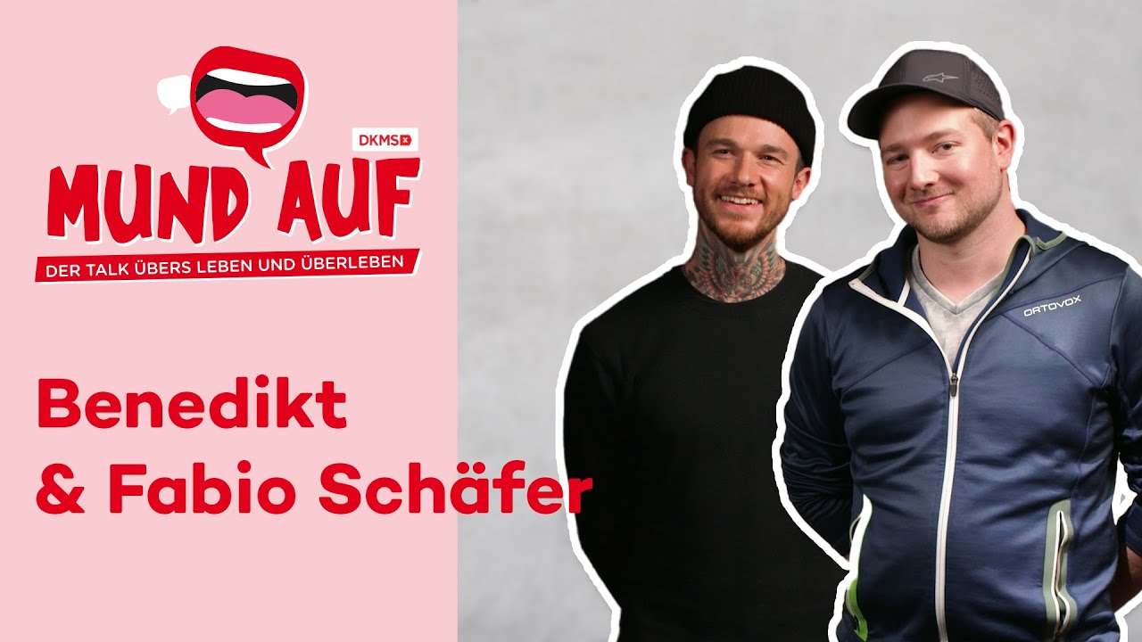 Mund Auf: Hinterbliebener Benedikt & Fabio Schäfer. Wird er sich registrieren? | DKMS Deutschland