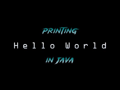 Hello World | Java